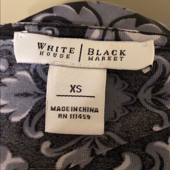 WHITE HOUSE BLACK MARKET BLOUSE SIZE XS 4-6🎈 - Picture 7 of 13